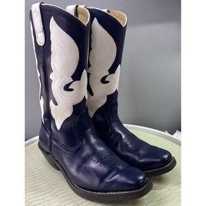 Shyanne Womens ORIGINAL Western Leather Cowboy Riding Boots Dallas Cowboys‎ 7B